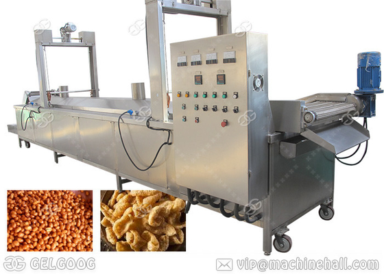 Κίνα Τηγανισμένη Fryer δερμάτων χοιρινού κρέατος φυστικιών αυτόματη μηχανή, μηχανήματα 0-300℃ Henan GELGOOG προμηθευτής