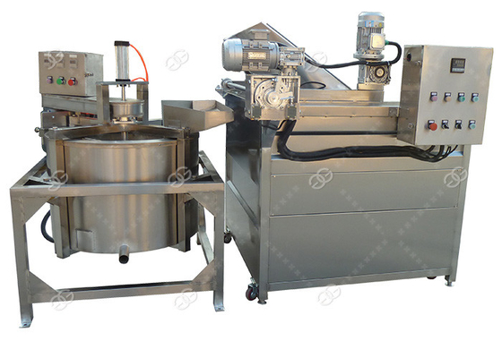 Κίνα Πολυ - λειτουργική αυτόματη Fryer κοτόπουλου μηχανή, συνεχής Fryer Namkeen μηχανή προμηθευτής