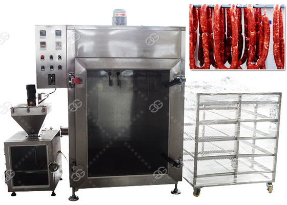 Κίνα Περασμένος CE κρέατος λουκάνικων καπνίζοντας φούρνος καπνού ψαριών μηχανών αυτόματος 50KG/Χ προμηθευτής