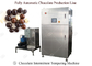 Πλήρως αυτόματη βιομηχανική γραμμή παραγωγής σοκολάτας μύλων καρυδιών βουτύρου που κατασκευάζει τη μηχανή προμηθευτής