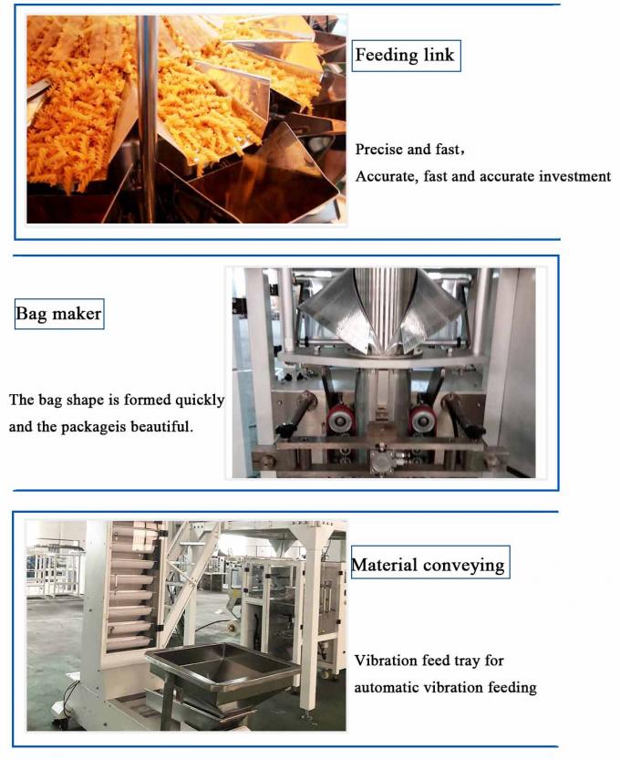Εργοστάσιο μηχανών συσκευασίας τηγανιτών πατατών