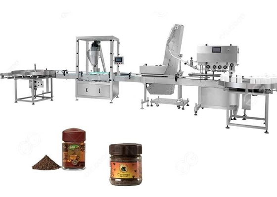 Κίνα Μηχανή πλήρωσης σκονών καφέ μηχανών υλικών πληρώσεως σκονών κατασκευαστών 20-35bottles/min της Κίνας προμηθευτής