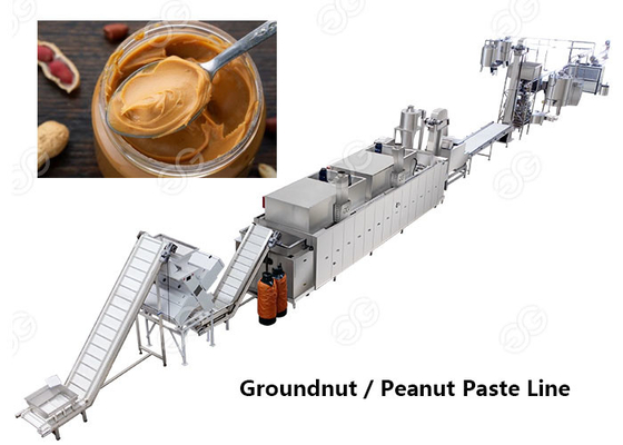 Κίνα 500 kg/h πλήρης φυστικιών κολλών γραμμών παραγωγής μηχανή κατασκευής αραχίδων βουτύρου προμηθευτής