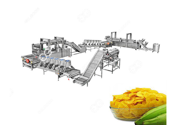 Κίνα 500kg/H καυτά αυτόματα Plantain πώλησης τσιπ που επεξεργάζονται τη γραμμή παραγωγής τσιπ μπανανών μηχανών προμηθευτής