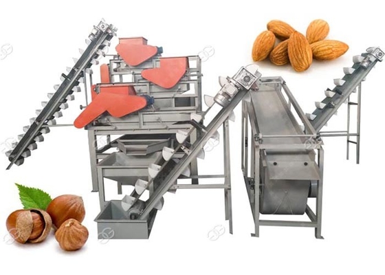 Κίνα Αμύγδαλο Shell φουντουκιών που ραγίζει τα χειρωνακτικά μηχανήματα 1000kg/H Henan GELGOOG μηχανών προμηθευτής