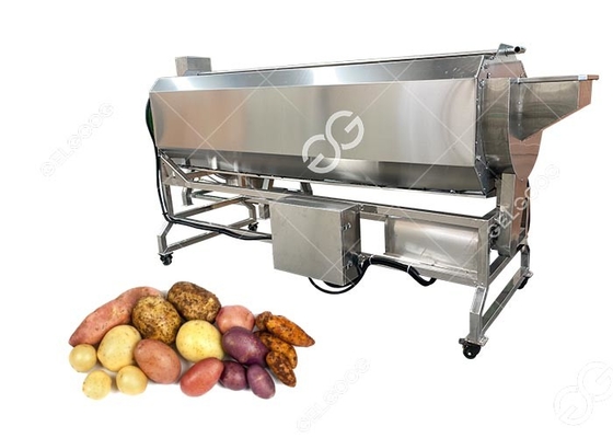 Κίνα Πλήρες αυτόματο βιομηχανικό Peeler πλυντηρίων πιπεροριζών καρότων μηχανών πλύσης και αποφλοίωσης πατατών προμηθευτής