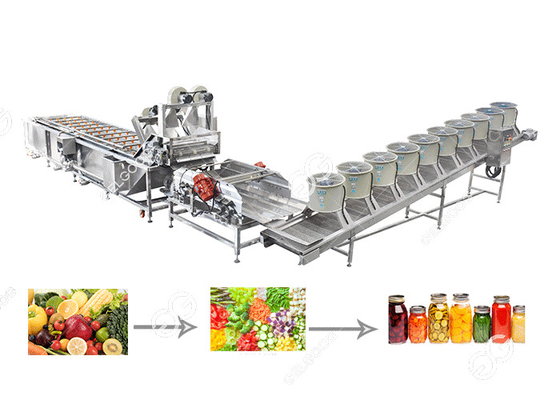 Κίνα Στέγνωμα καθαρισμού φρούτων και λαχανικών και γραμμή παραγωγής τεμνουσών μηχανών για την κονσερβοποίηση προμηθευτής