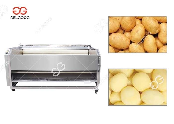 Κίνα Πλύση και αποφλοίωση δύο καρότων πατατών σε μια μικρή κλίμακα μηχανών προμηθευτής