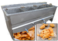 4 Fryer πρόχειρων φαγητών καλαθιών εμπορική αυτόματη βαθιά θέρμανση αερίου μηχανών προμηθευτής