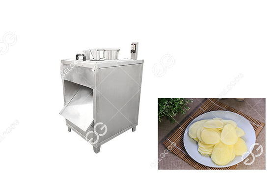 300-500kg/H βιομηχανικός Slicer τσιπ πατατών μηχανών τσιπ πατατών προμηθευτής μηχανών
